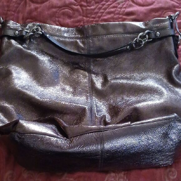 Metallic Brown Women's Bag - Picture 1 of 7